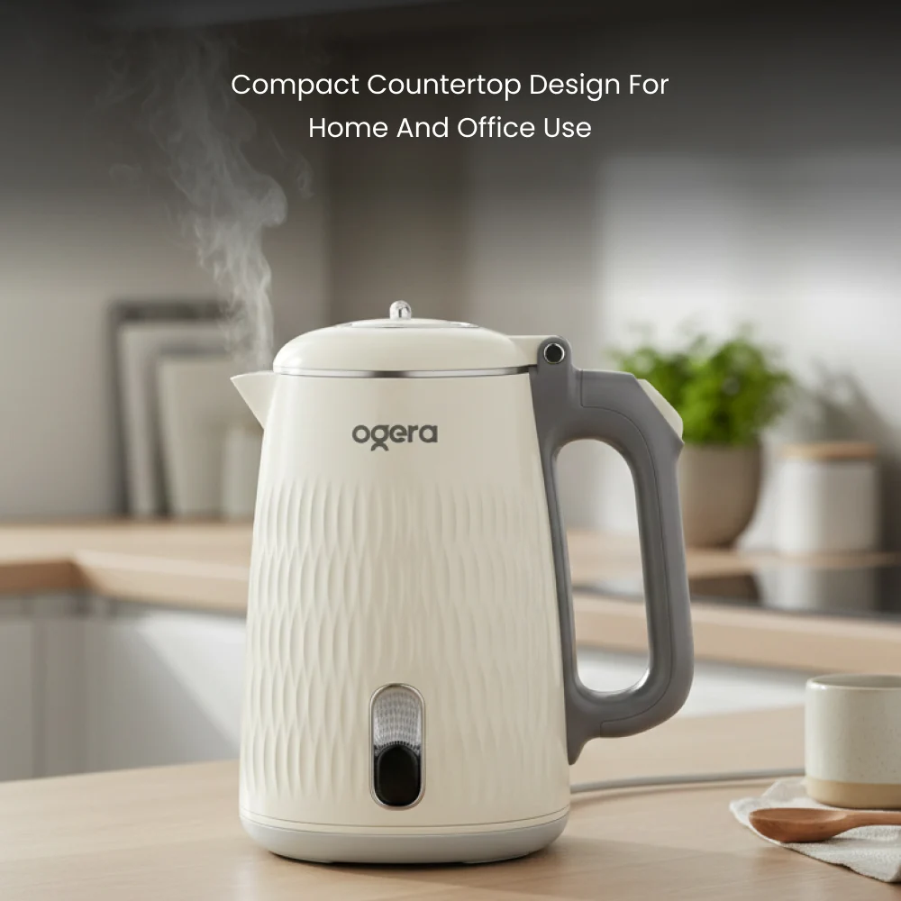 Ogera Electric Kettle Cool-Touch Safe Boil 1.8L Capacity 1500W OG1513EK