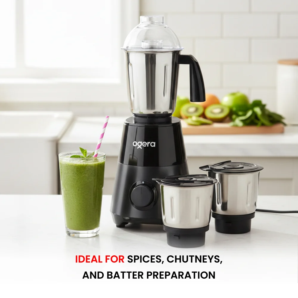Ogera 3 IN 1 INDIAN MIXER GRINDER 550W-OG5008GM
