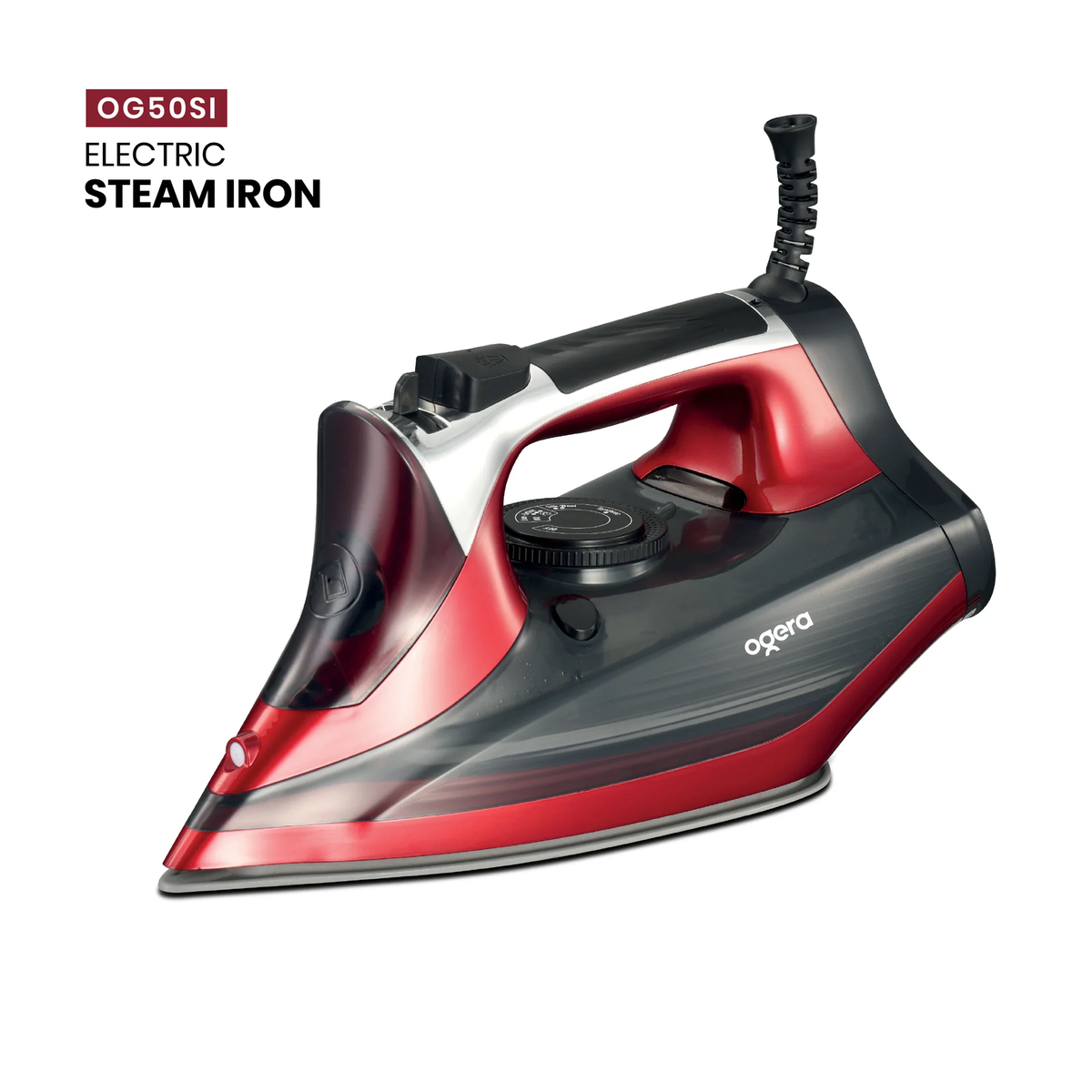 Ogera Steam Iron 2200W Ceramic Soleplate Anti-Drip System Anti-Drip System OG50SI