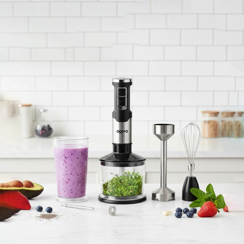 Ogera 5‑in‑1 Hand Blender Set 500W | 100% Copper Motor OG601HB
