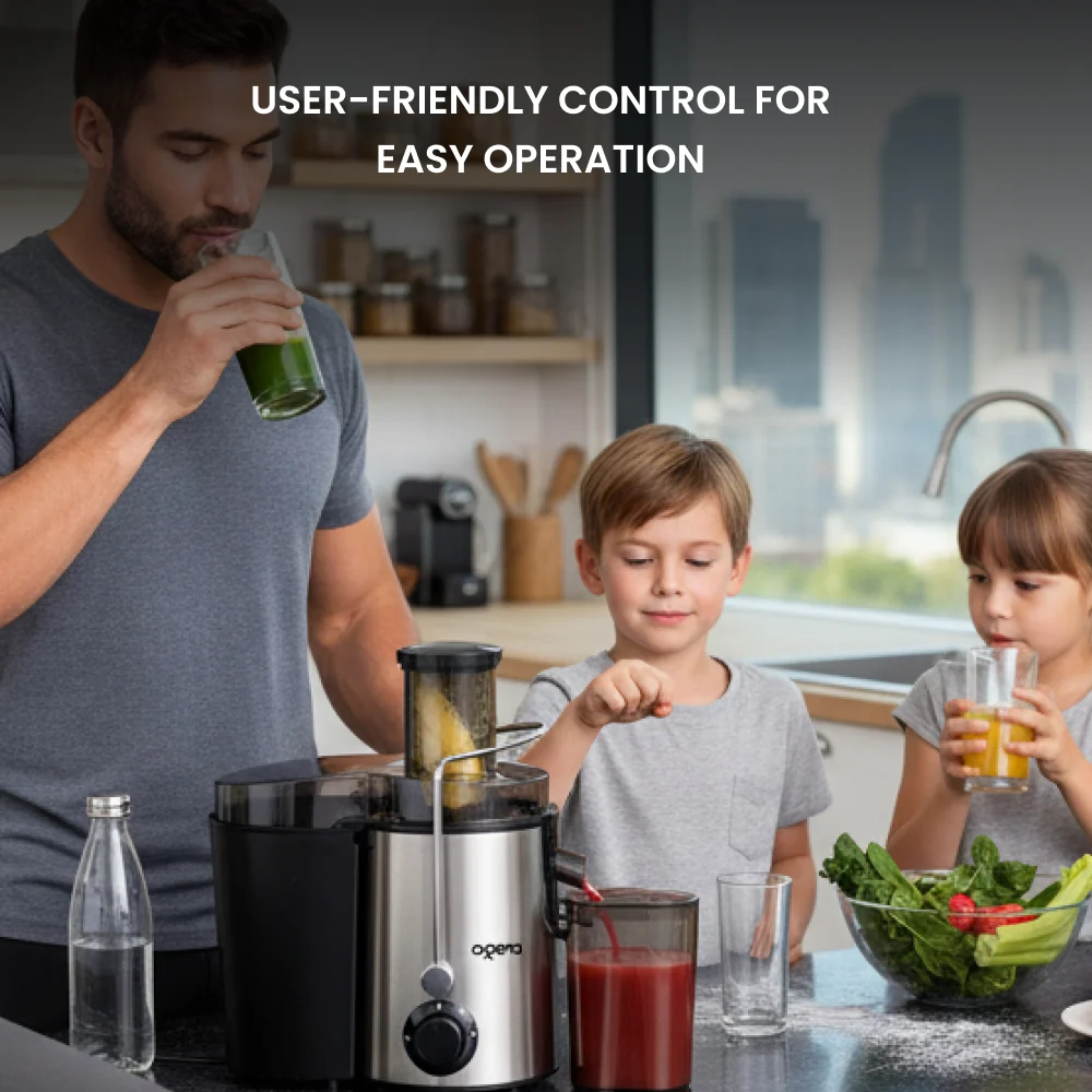 Ogera Juicer Machine 450W Power Juice Extractor for Fruits & Vegetables Dual Speed Juicer OG1650JE