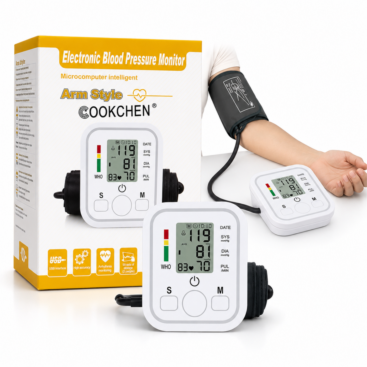 COOKCHEN ELECTRONIC BLOOD PRESSURE