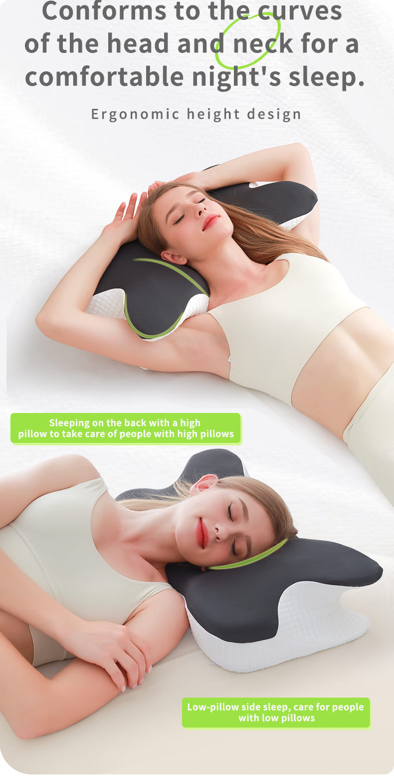 BEWALKER 6D PARYTIOTIONED MEMORY FOAM PILLOW