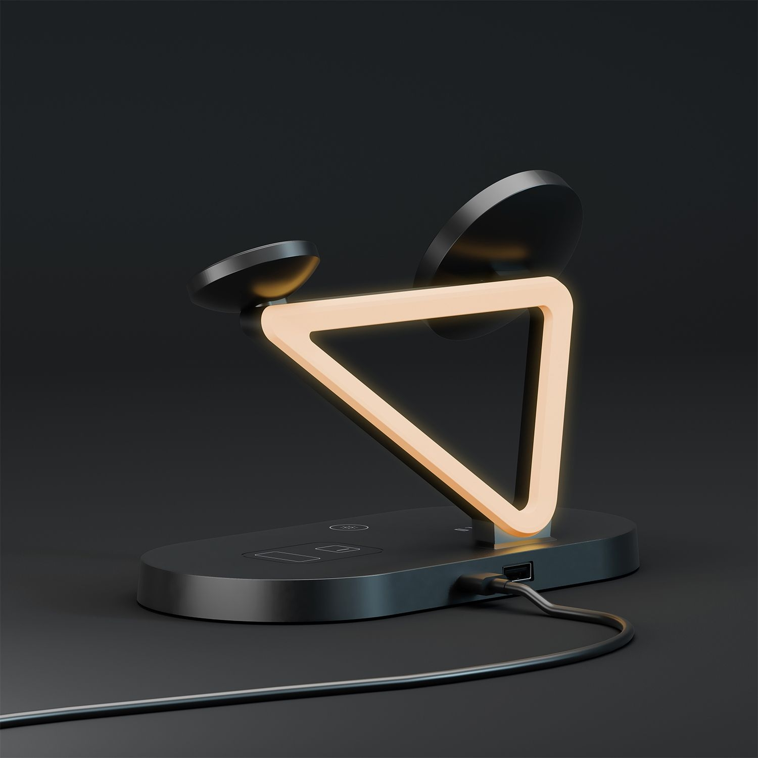 Levelo Premio 5 in 1 Magsafe Wireless Charging Station 15W - Black