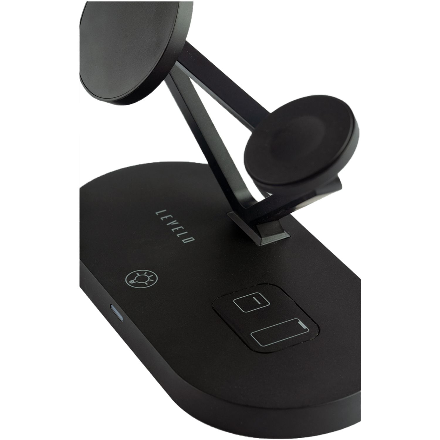 Levelo Premio 5 in 1 Magsafe Wireless Charging Station 15W - Black