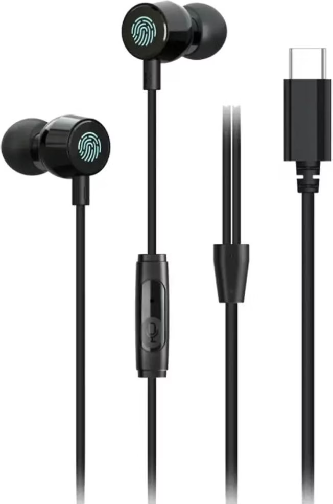 Porodo Soundtec Wired Earphone with Touch Control 100mm