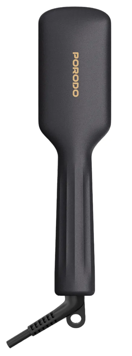 Porodo Lifestyle 33W Mini Hair Styling Brush - Black