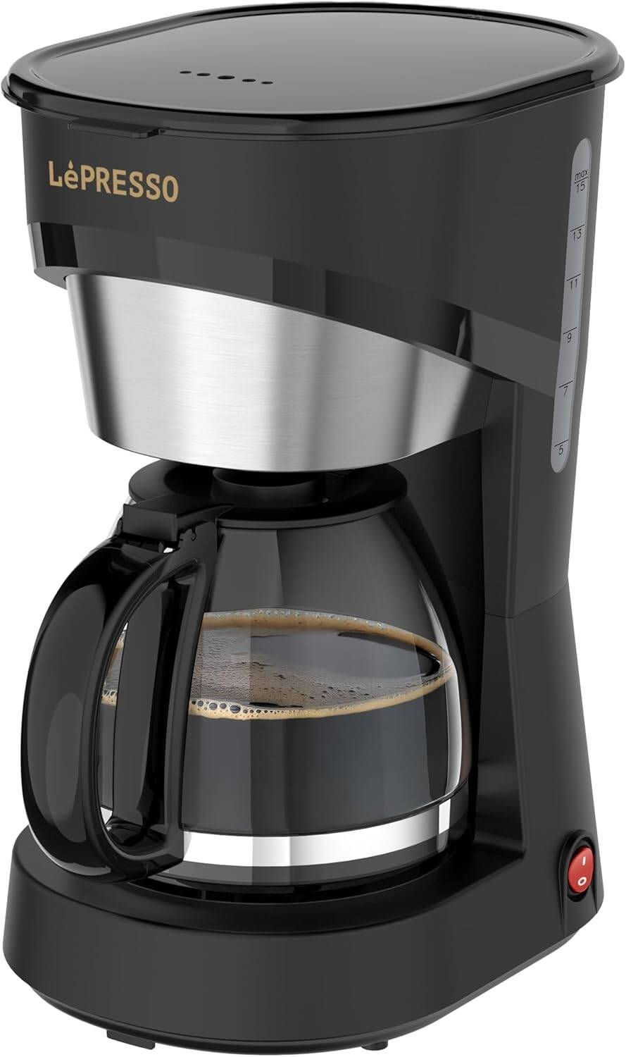 LePresso Drip Brew 900W Coffee Maker - Black