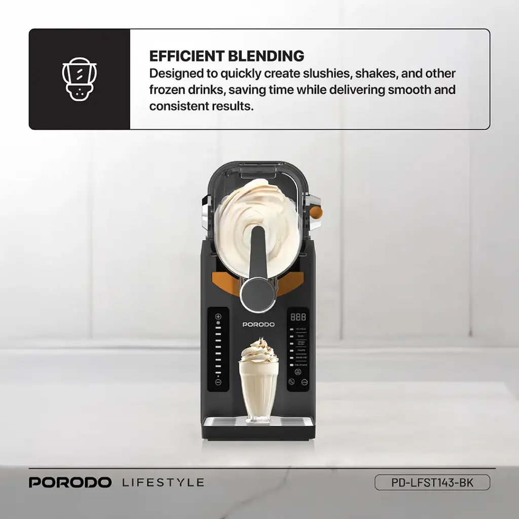 Porodo Lifestyle 200W Slushie and Frozen Drink Maker Machine