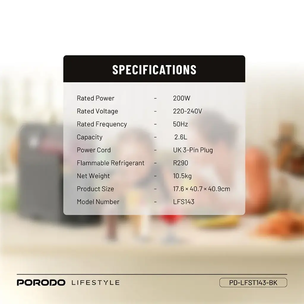 Porodo Lifestyle 200W Slushie and Frozen Drink Maker Machine