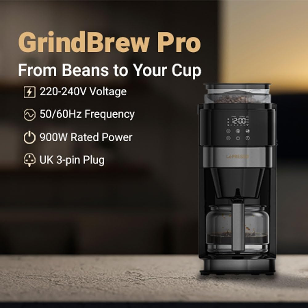 LePresso Drip Brew 900W Coffee Maker 1.35L - Black