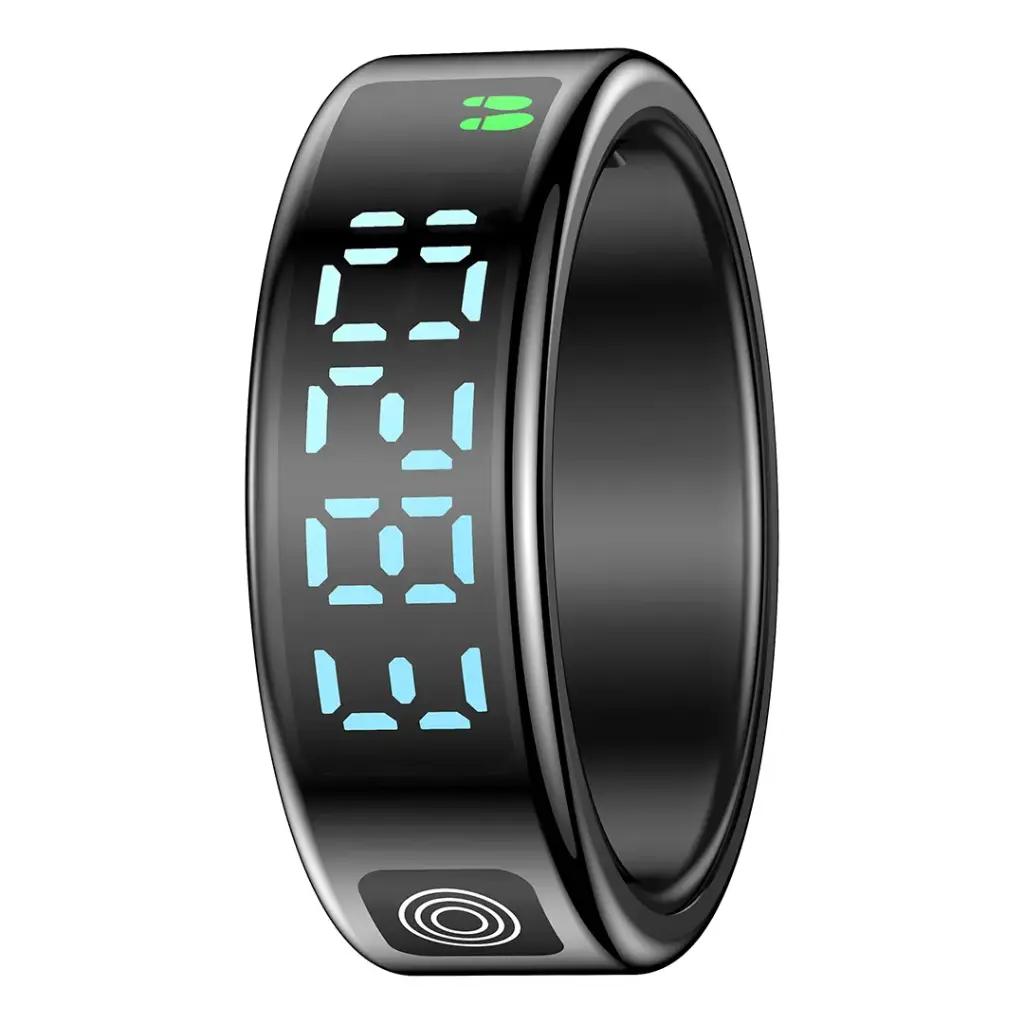Porodo FitSync 10" Smart Ring with Digital Diplay - Silver