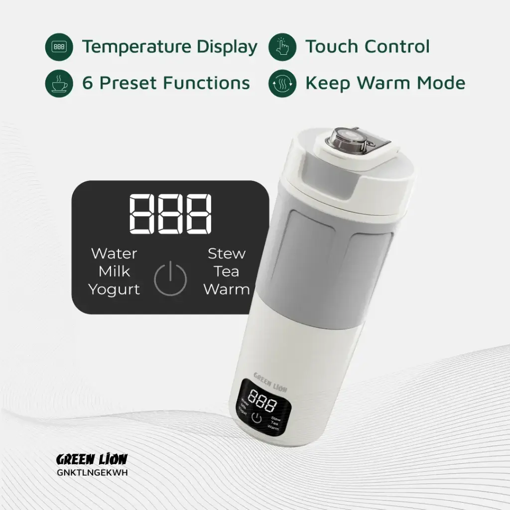 Green Lion Kettle & Go Electric Kettle 600ml