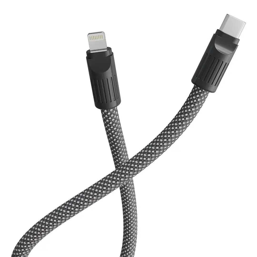 Levelo Tugo Type-C to Lightning 30W Lanyard Cable - Gray LVLTUGO303CLBKGY