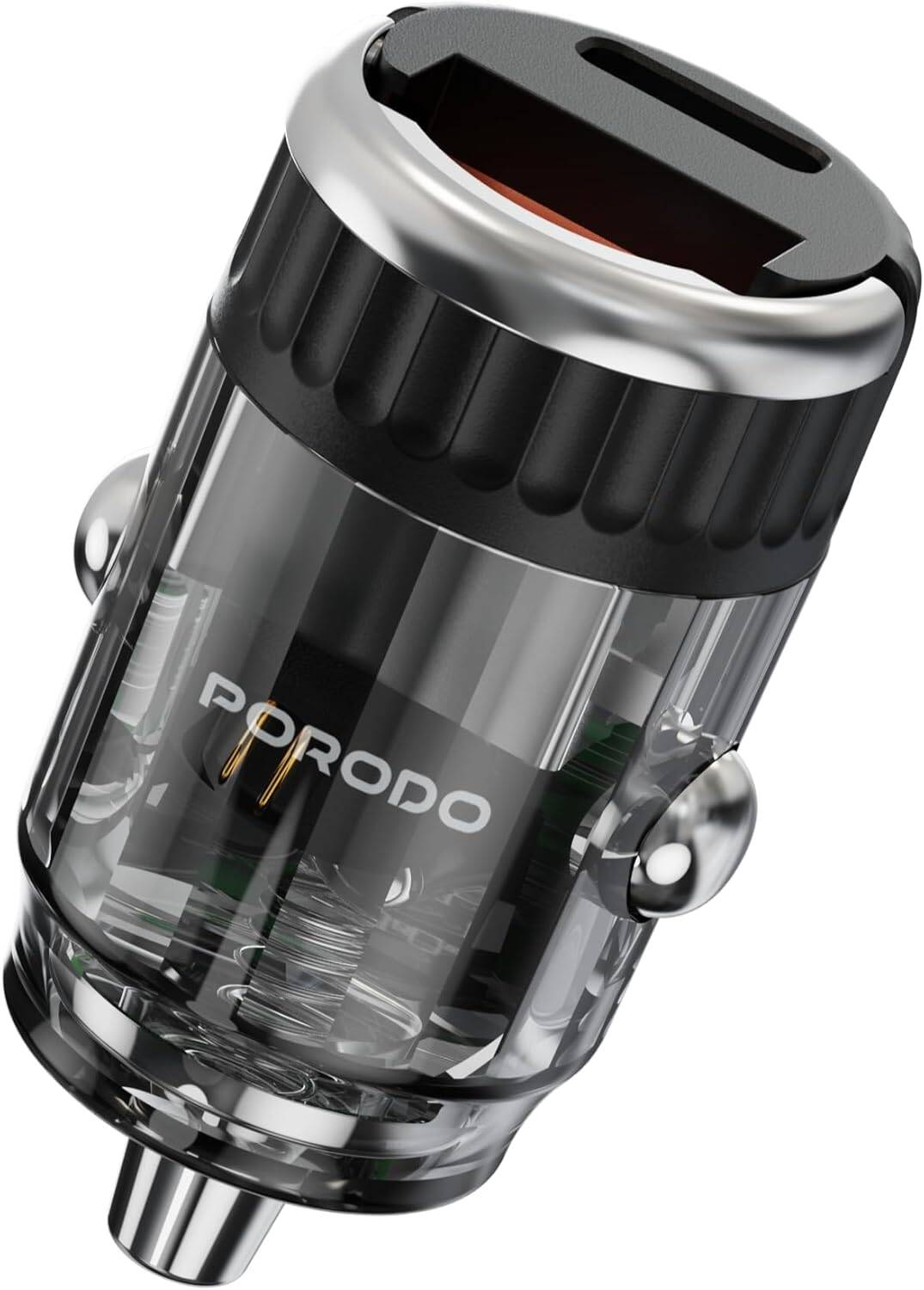 Porodo Dual Port USB Car Fast Charger, QC3.0, 36W, WITH CABLE