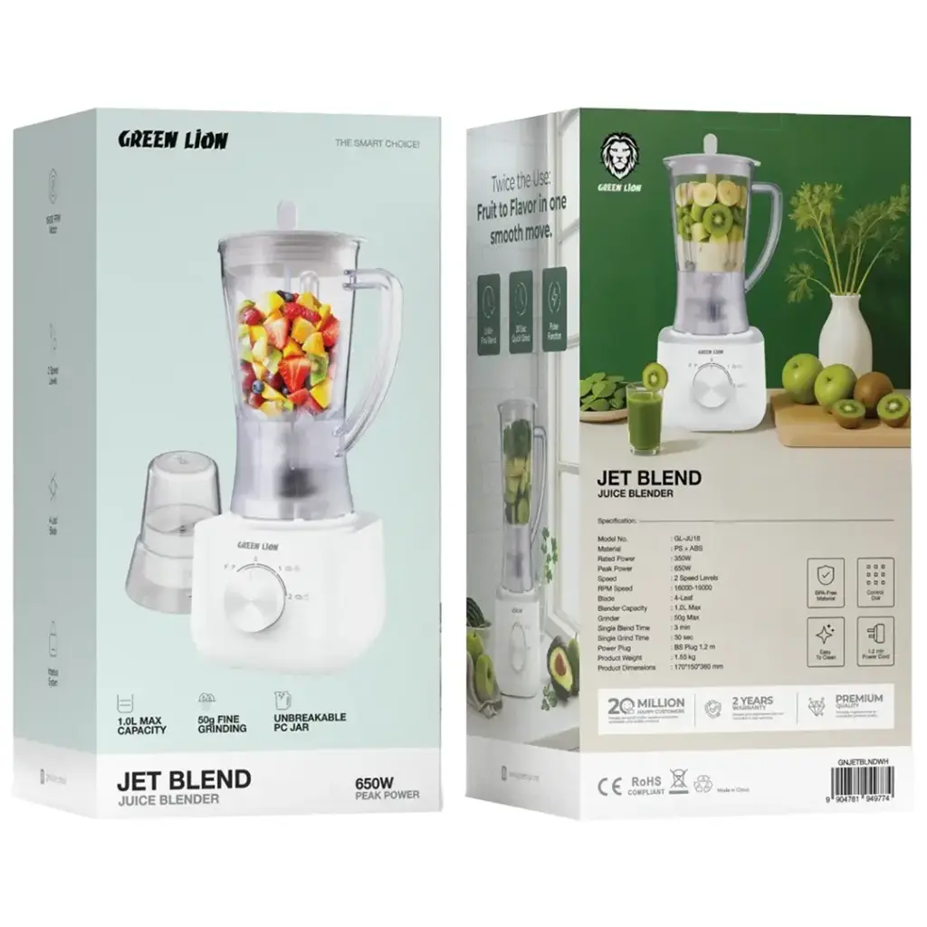 Green Lion Jet Blend Juice Blender 650W