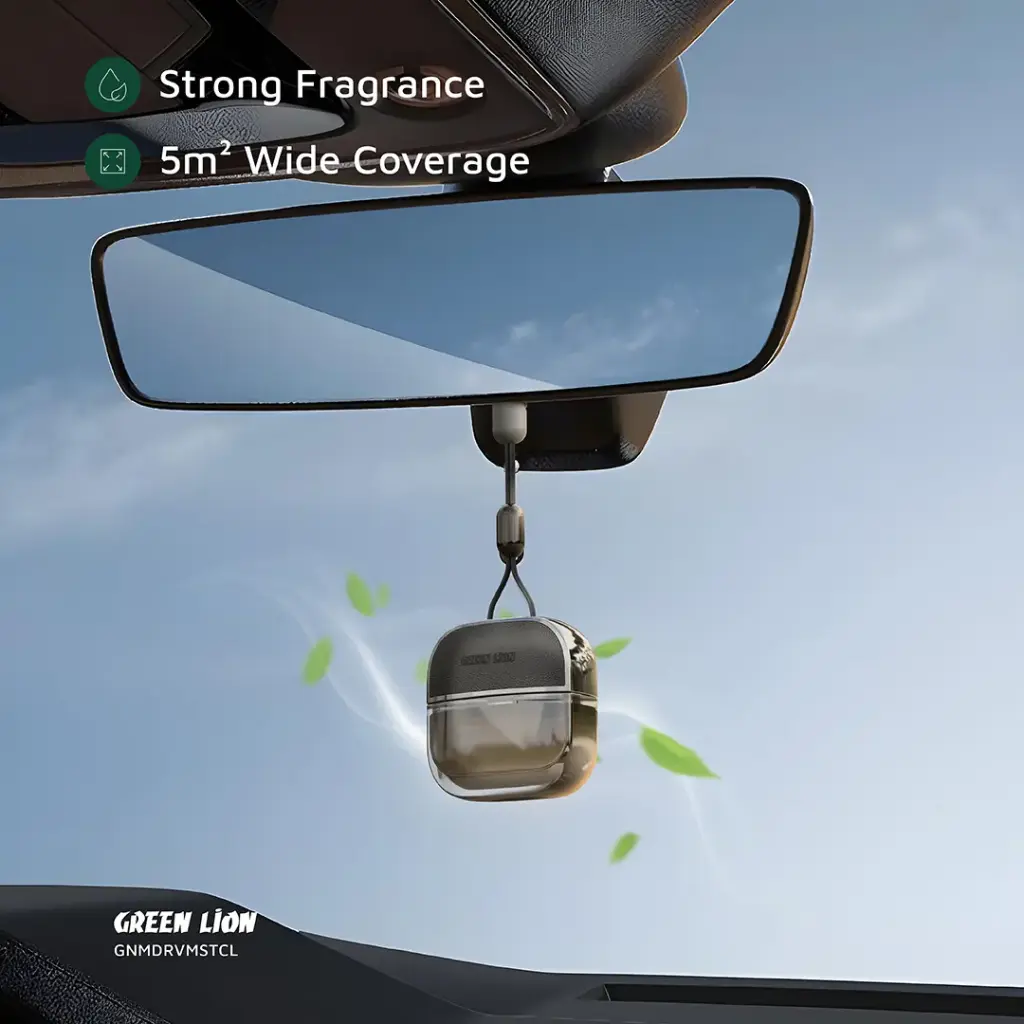 Green Lion Drive Mist Hanging Car Diffuser - Clear