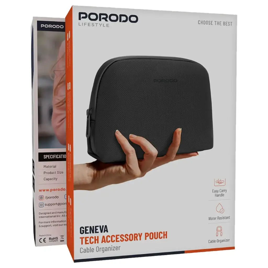 PORODO LIFESTYLE Geneva POUCH WITH HANDLE