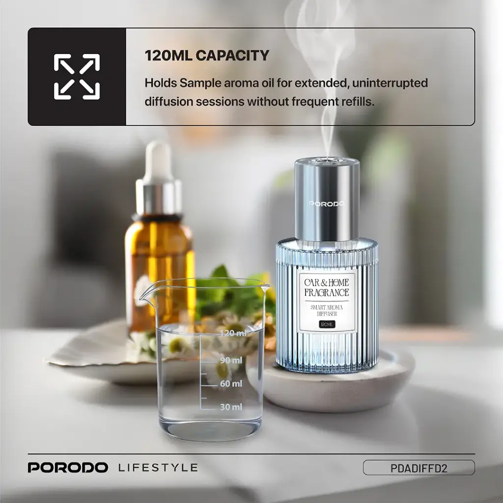 PORODO Grasse 200mAh*120ML AROMA DIFFUSER