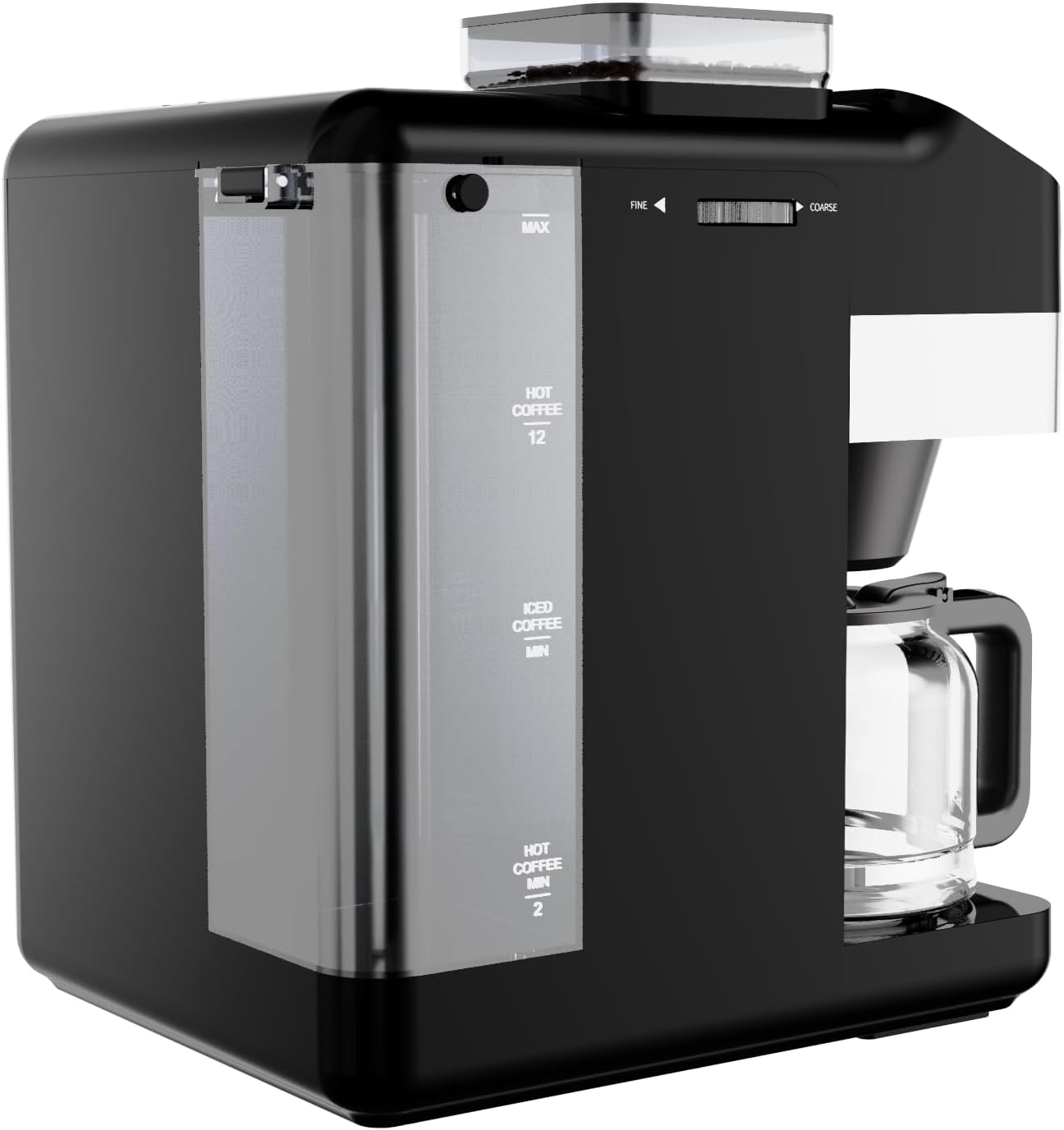 LePresso Americano Pro Ice & Hot Coffee Machine Ice Making & Keep Warm Function - Black