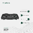 Green Lion Electric Stove Double Hot Plate - Black