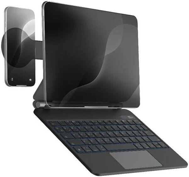POWEROLOGY DynaBoard APPLE MAGIC KEYBOARD 10TH GEN -3.0-4.2V WITH PHONE HOLDER