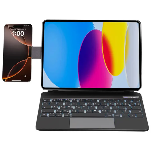POWEROLOGY DynaBoard APPLE PRO 13"(M4) MAGIC KEYBOARD 200mA WITH LITHIUM BATTERY CAPACITY