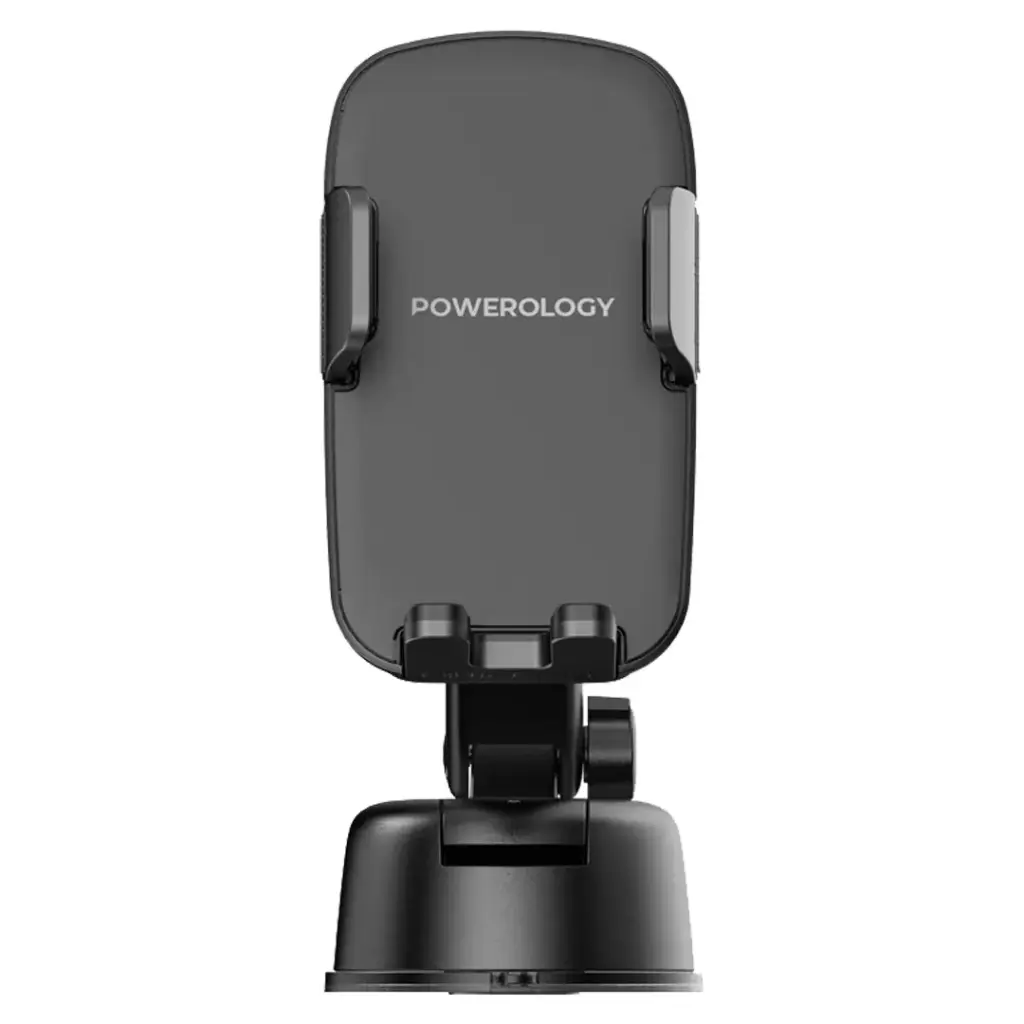 Powerology Raven Auto-Clamping Car Phone Mount - Black