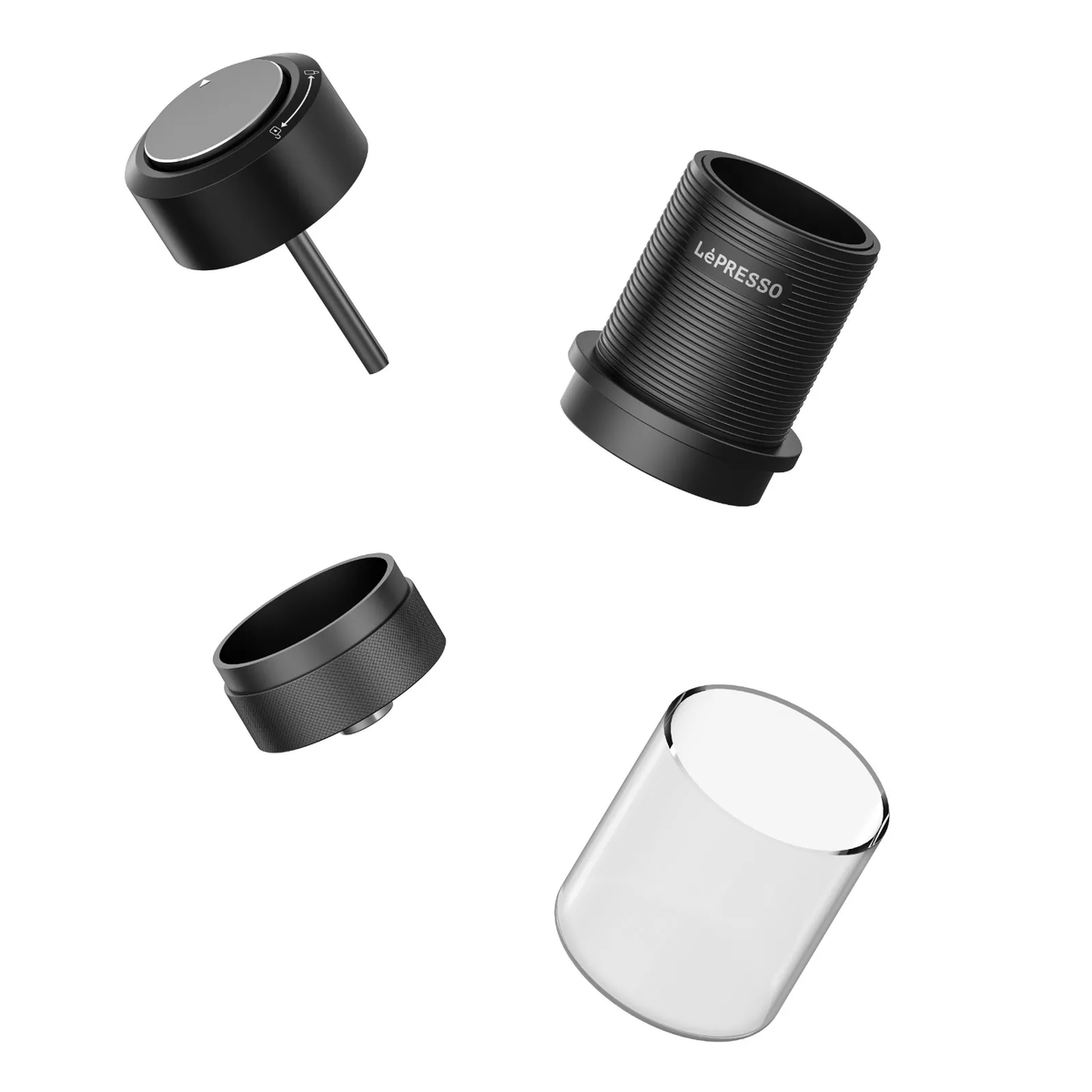 Lepresso Pressione 9-Bar Hand Press Coffee Maker with Aluminium Alloy+304 Stainless Steel