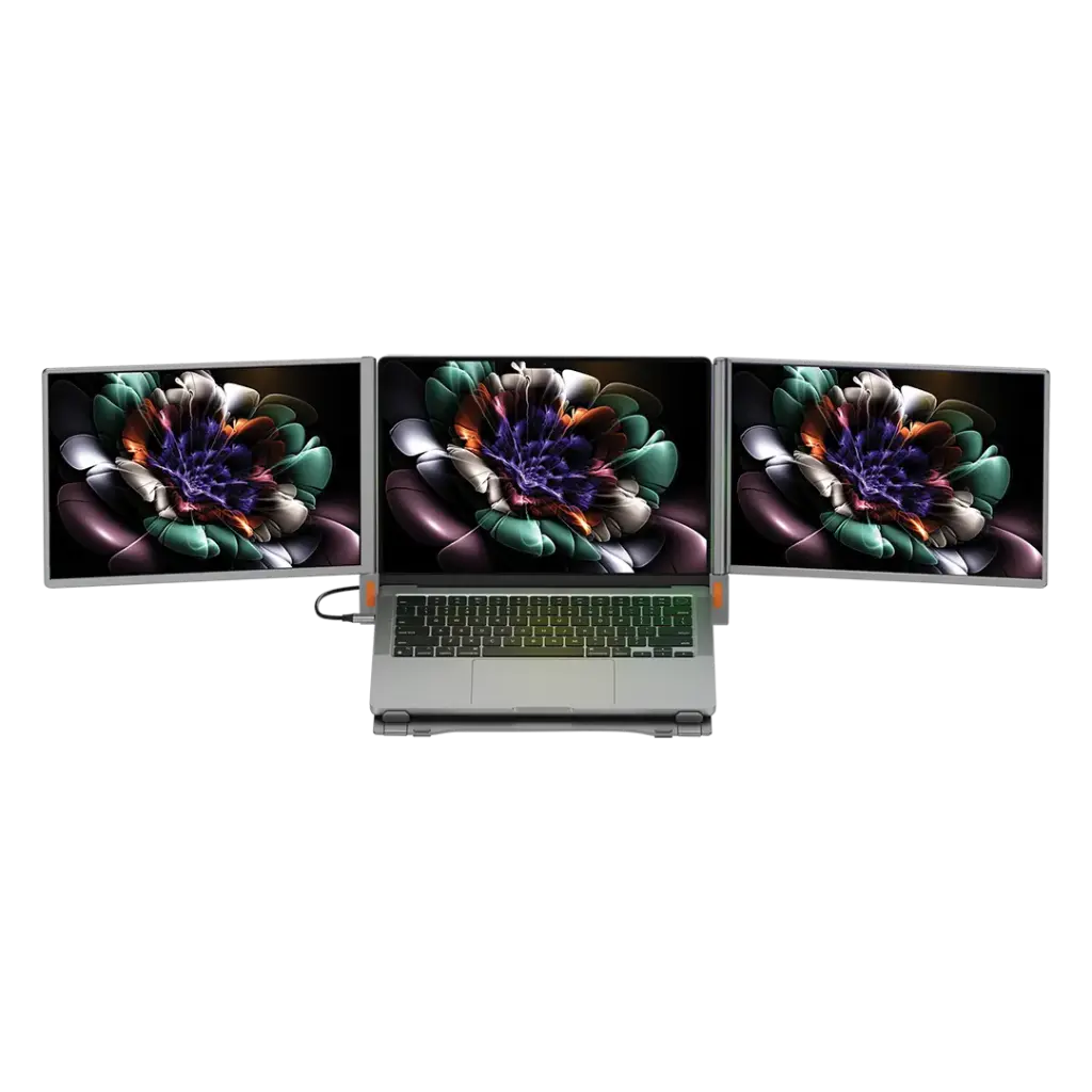 Powerology Dual Portable Monitor with MST Docking Station