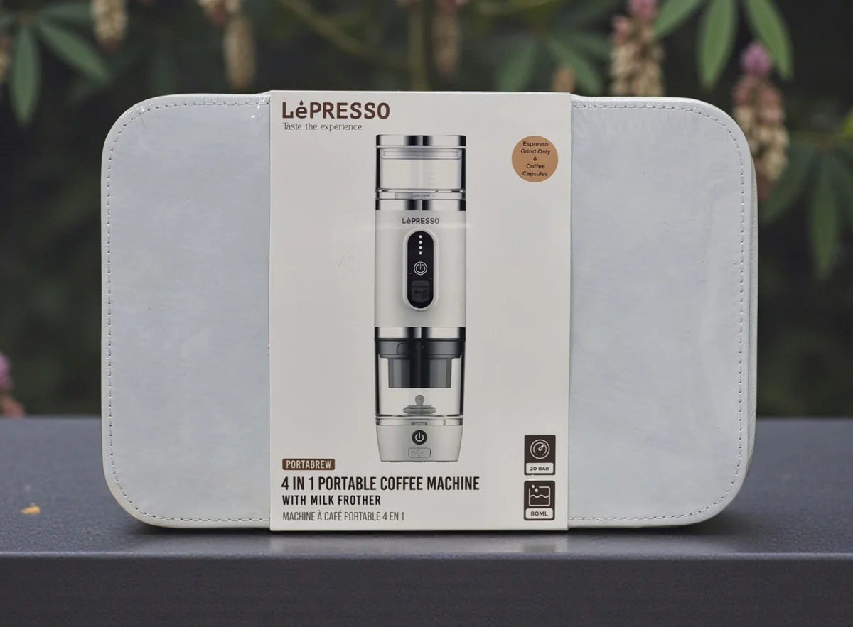 LePresso Portabrew 4 In 1 Portable Coffee Machine With Milk Frother
