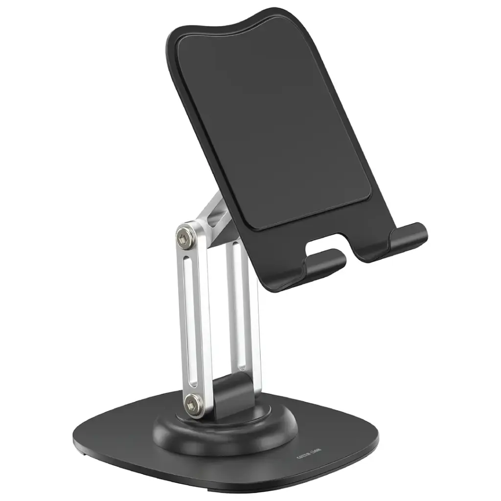 Green Lion M4- Foldable Phone & Tablet Holder - Black