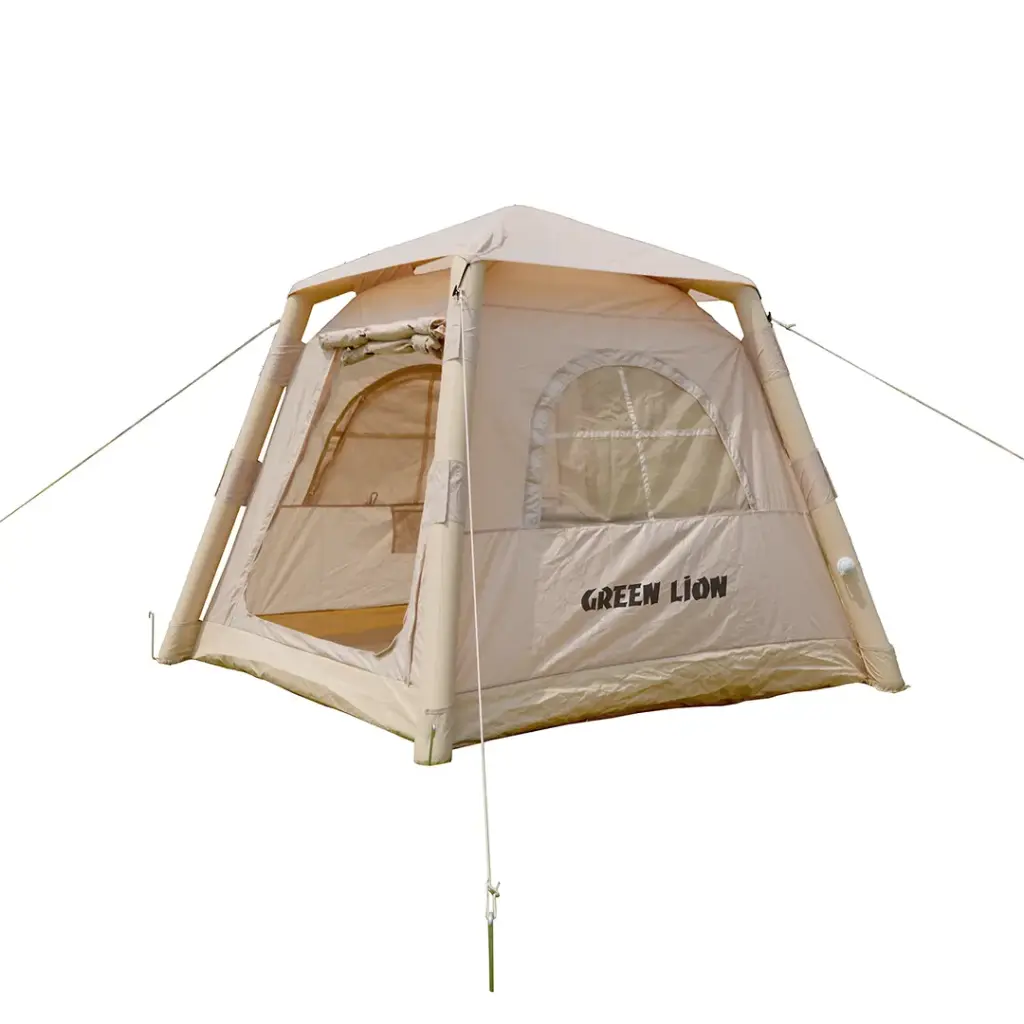 Green Lion GT3X Inflatable Camping Tent - Beige