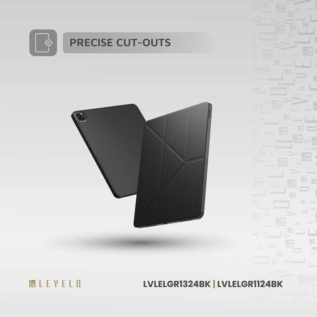 Levelo Conver Clear Back Hybrid iPad Air 11" 2024 Case