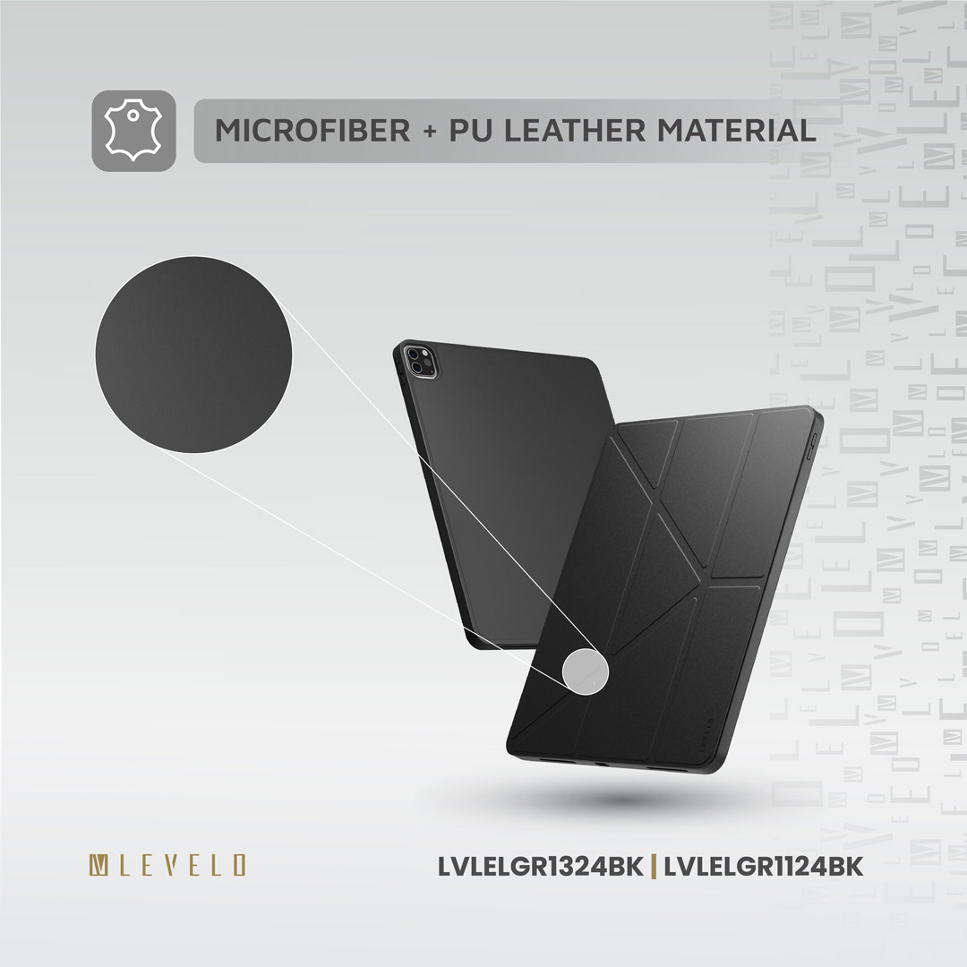 Levelo Conver Clear Back Hybrid iPad Air 11" 2024 Case