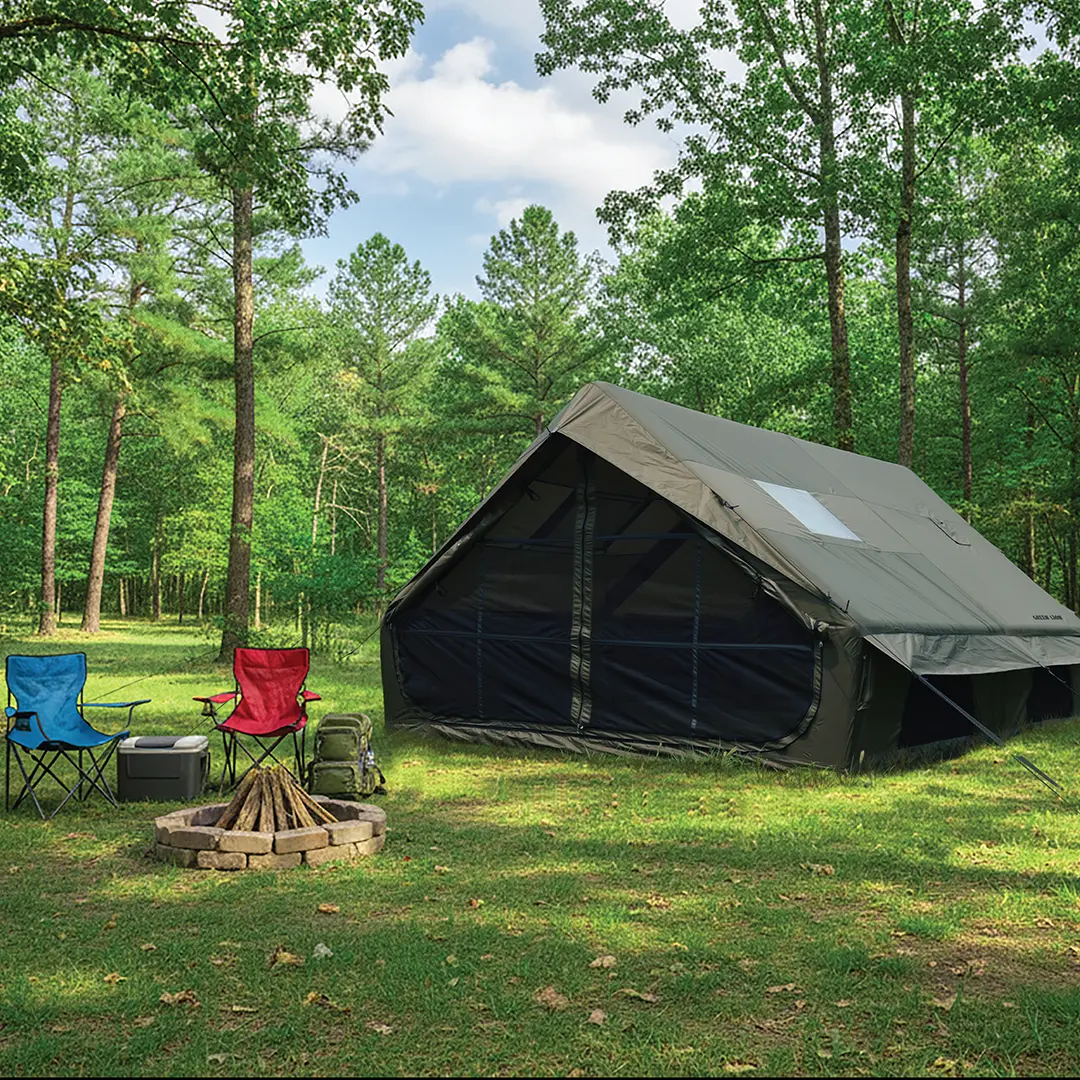 Green Lion GT8X Inflatable Camping Tent - Green