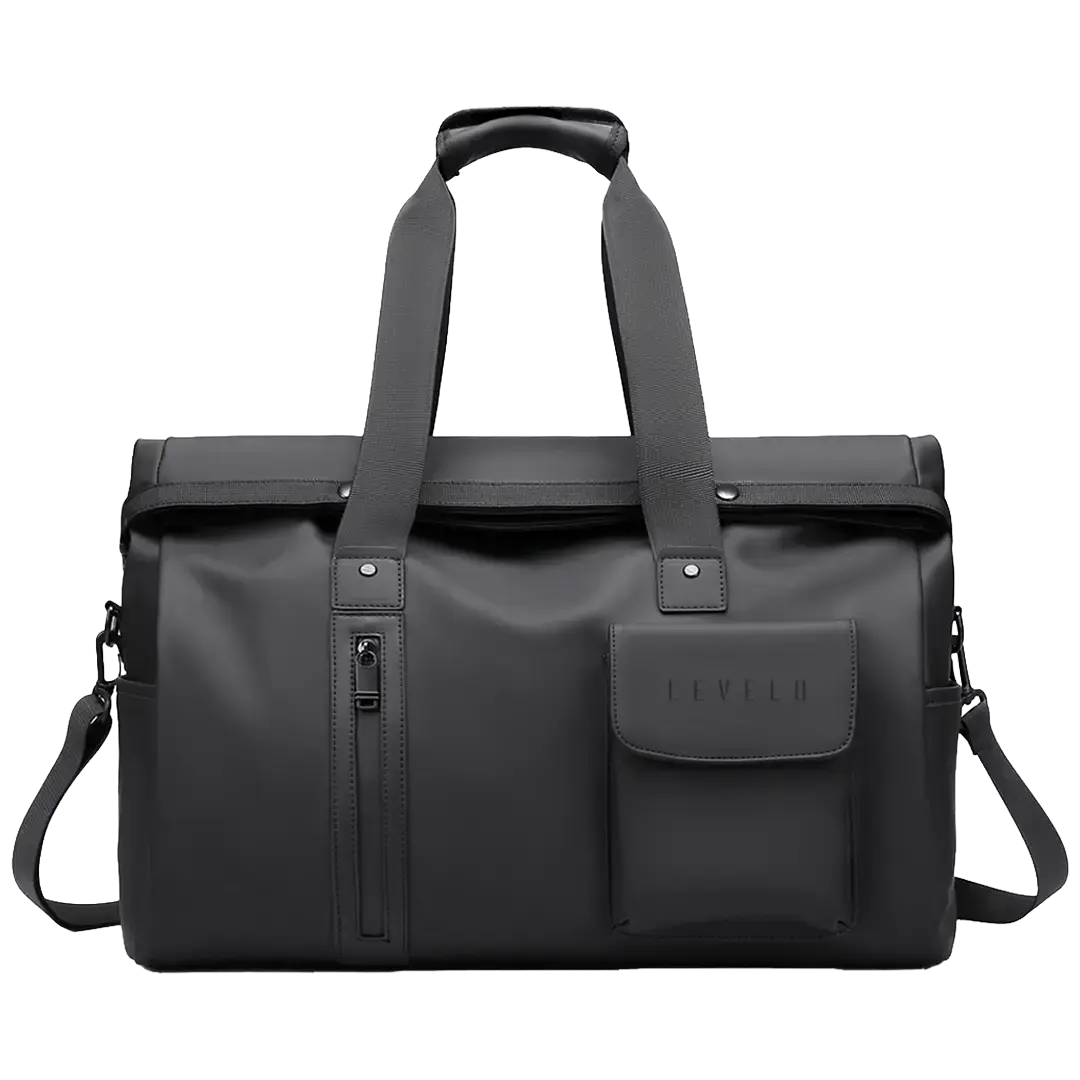 Levelo Monaco Travel Duffle Bag - Black LVLMONACOTDBK