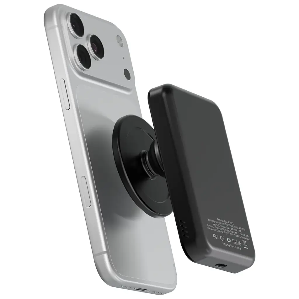 Green Lion Grip Mag 5000mAh Power Bank PD 30W - Black