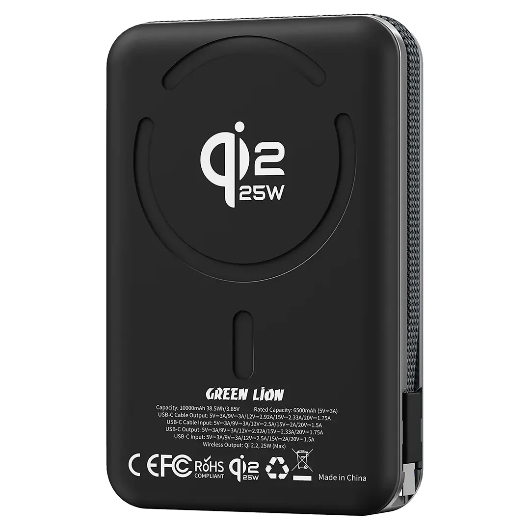 Green Lion Wellington Magsafe power Bank