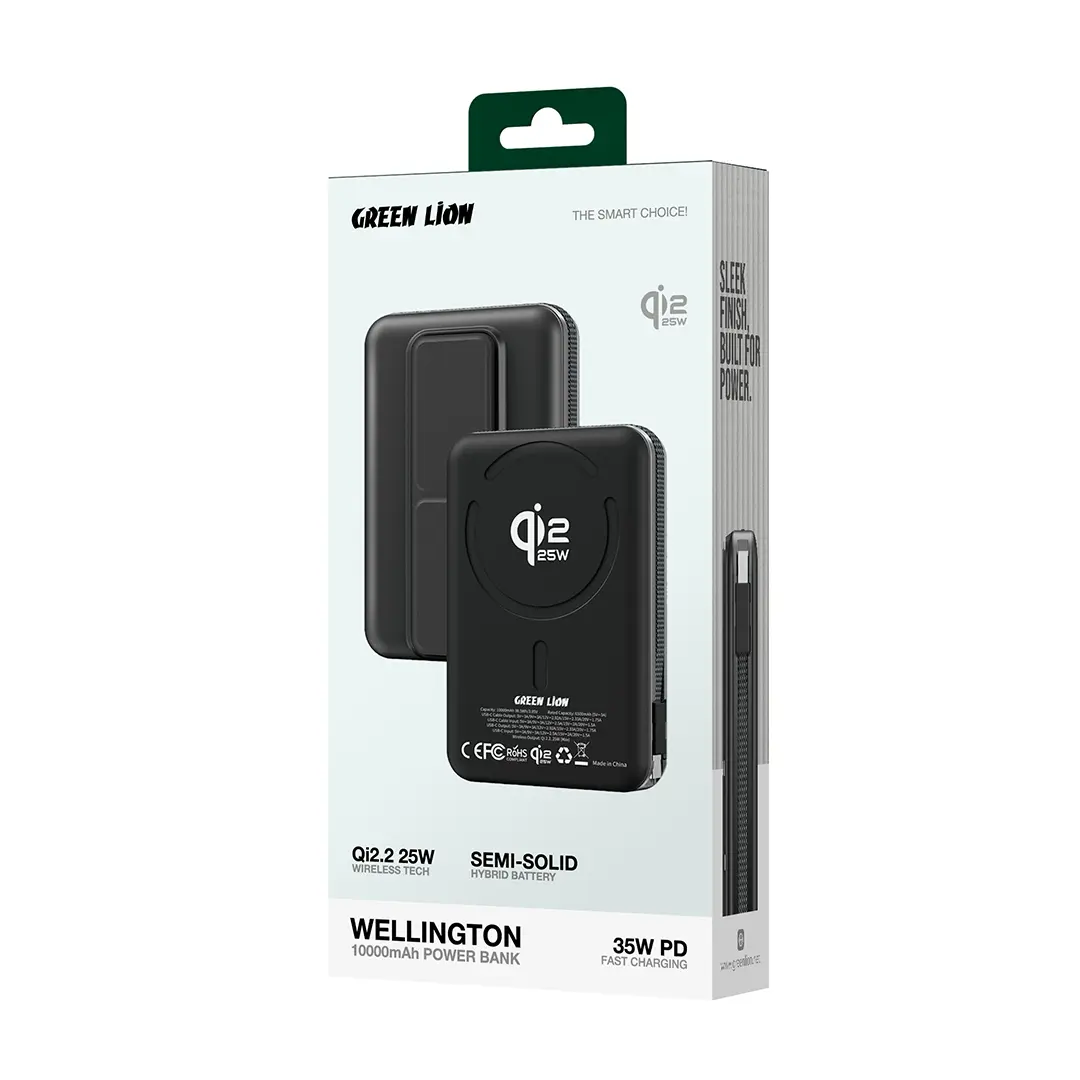 Green Lion Wellington Magsafe power Bank