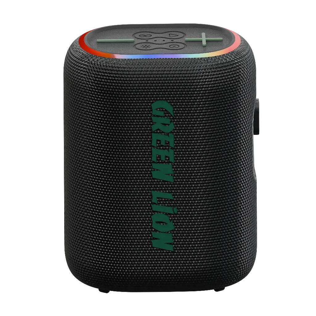 Green Lion WAVE 10 Speaker with 5000mAh Power Bank - Black