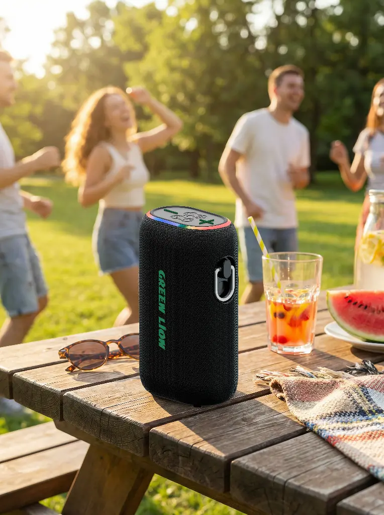 Green Lion WAVE 20 Speaker with 10000mAh Power Bank - Black