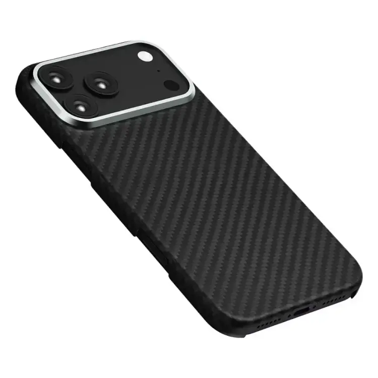 Levelo Sergei 1500D Kevlar Case For iPhone 18 Pro Max - Blac