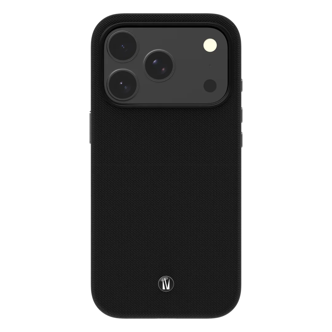 Levelo Cannes PU Leather Case for iPhone 18 Pro Max - Black