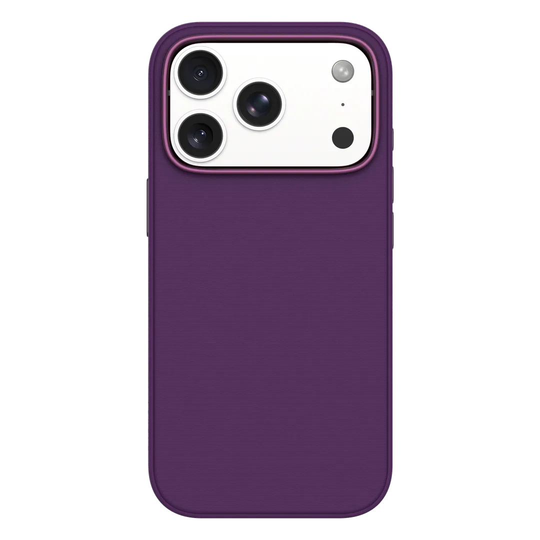 Levelo Melbu PC Silicone Case For iPhone 18 Pro Max - Burgundy