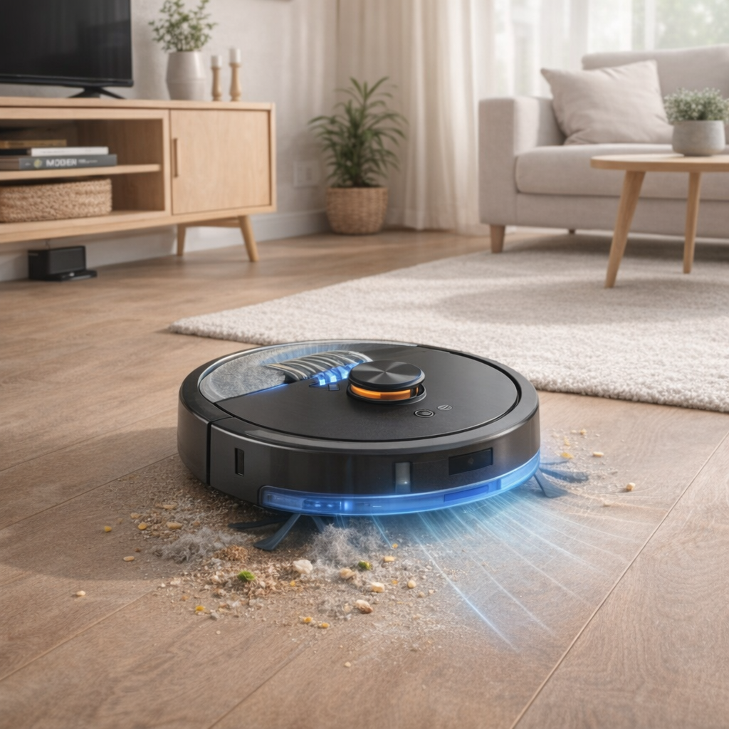 مكنسة Deerma DEM-S30 الروبوتية الذكية – تنظيف و مسح الأرضيات مع ملاحة LiDAR