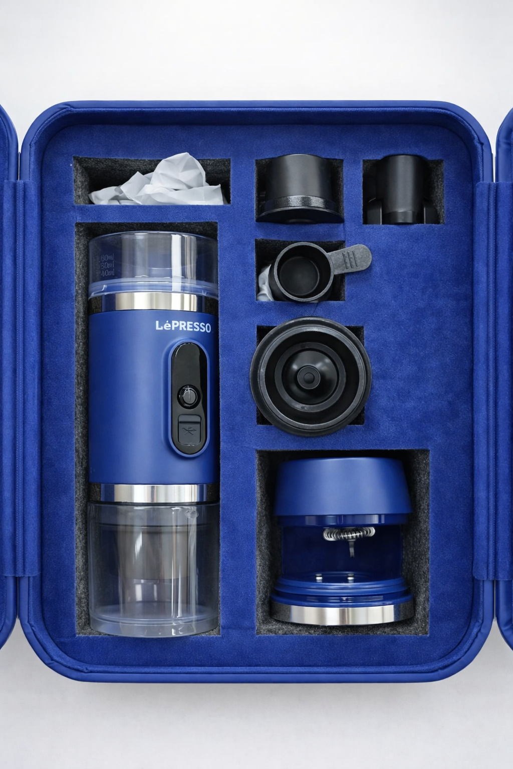 ماكينة قهوة محمولة LePresso PortaBrew 4-in-1 بضغط 20 بار