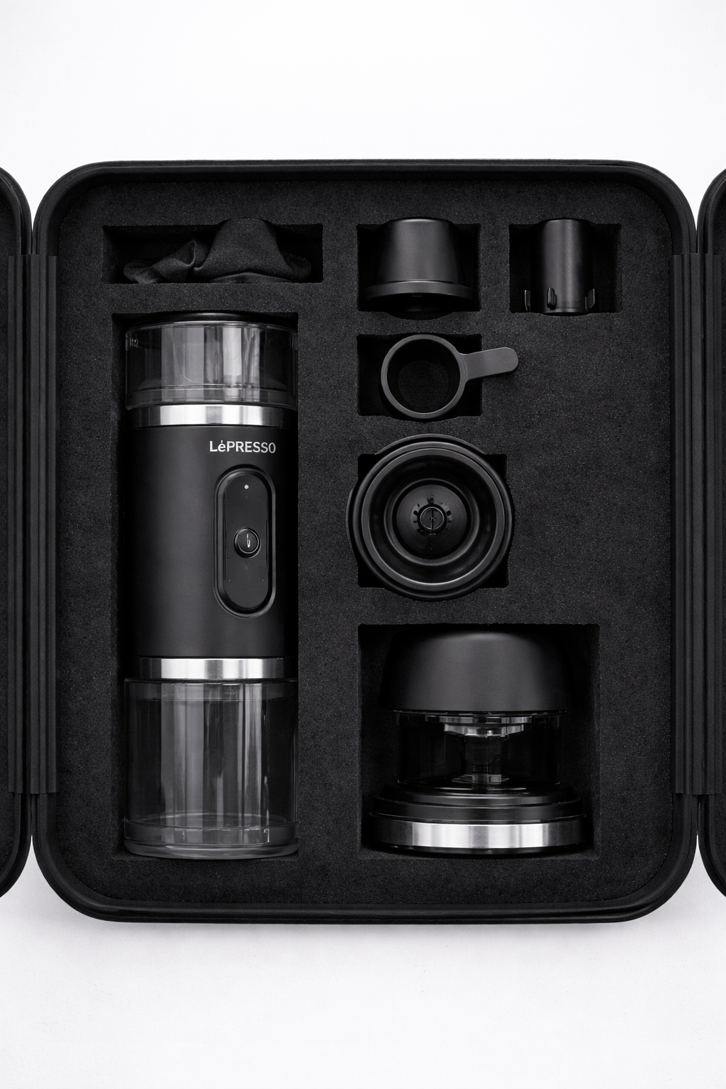 ماكينة قهوة محمولة LePresso PortaBrew 4-in-1 بضغط 20 بار