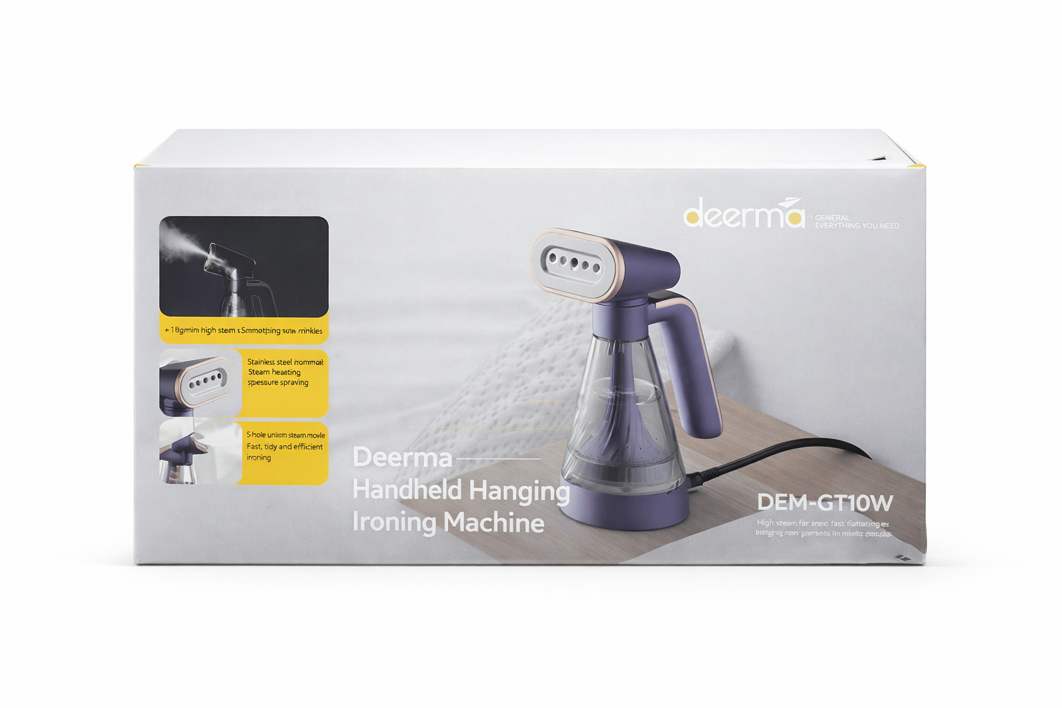 مكواة بخار محمولة Deerma GT10W للملابس بقدرة 600 واط