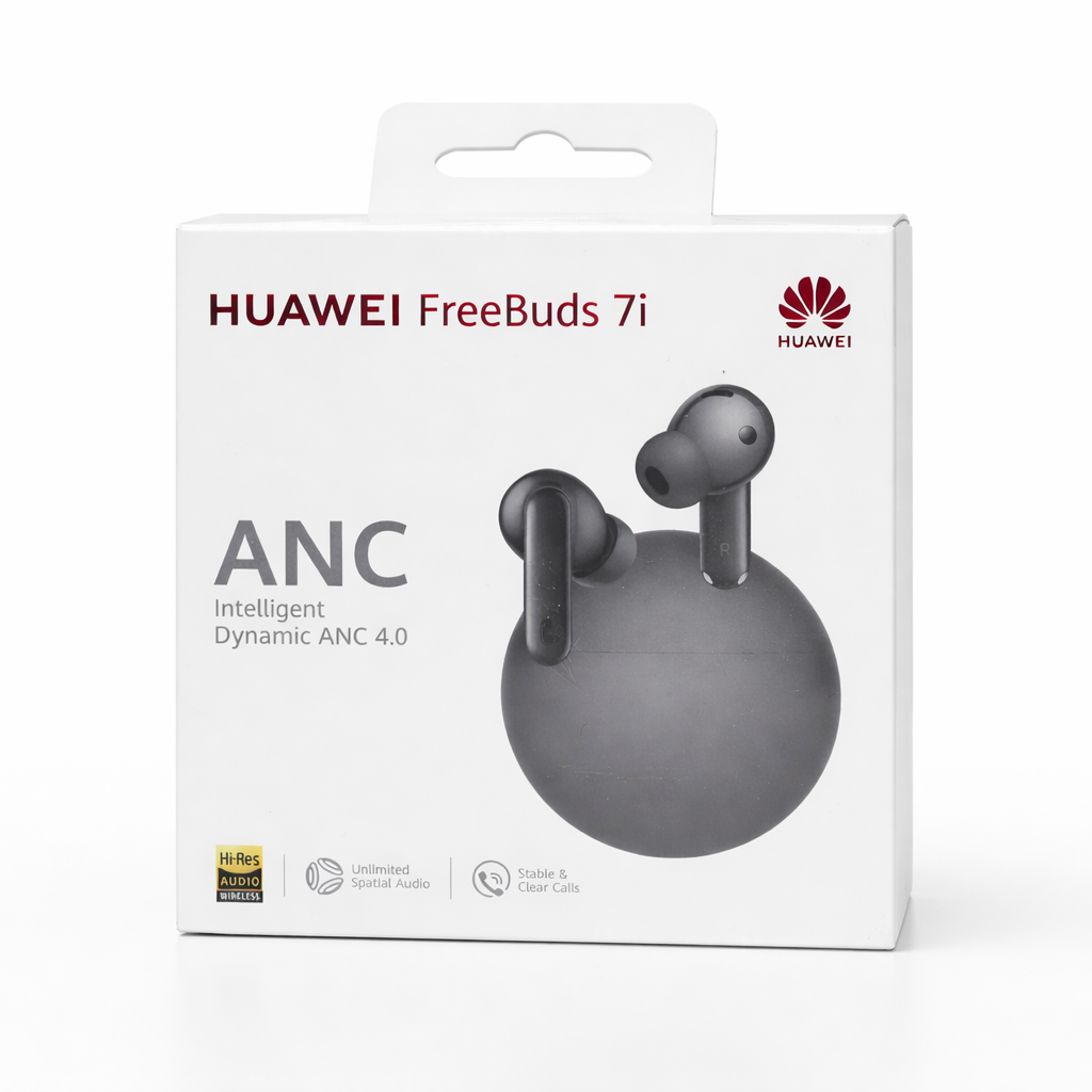سماعات HUAWEI FreeBuds 7i اللاسلكية مع Hi-Res Audio وإلغاء الضوضاء ANC 4.0